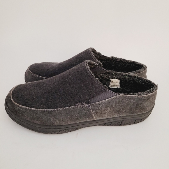 Makalu California Gray Suede Slip On Slipper Shoes - Picture 2 of 10